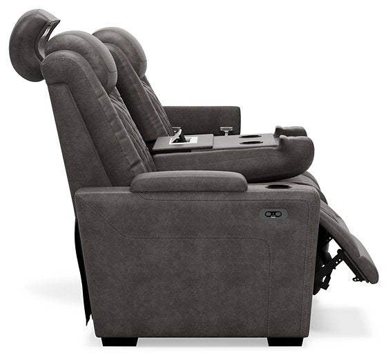 HyllMont Power Reclining Sofa - World Furniture Gallery (Newark, CA)