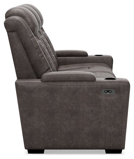 HyllMont Power Reclining Sofa - World Furniture Gallery (Newark, CA)