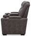 HyllMont Power Reclining Loveseat with Console - World Furniture Gallery (Newark, CA)