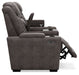 HyllMont Power Reclining Loveseat with Console - World Furniture Gallery (Newark, CA)