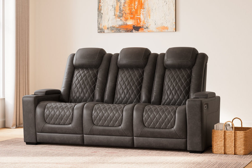 HyllMont Power Reclining Living Room Set - World Furniture Gallery (Newark, CA)