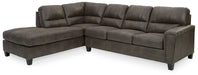 Navi 2-Piece Sectional with Chaise - World Furniture Gallery (Newark, CA)