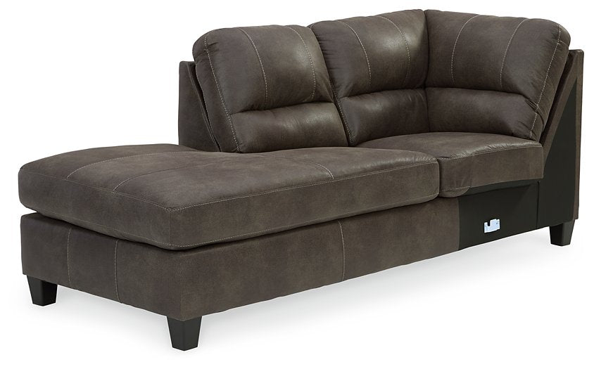 Navi 2-Piece Sleeper Sectional with Chaise - World Furniture Gallery (Newark, CA)