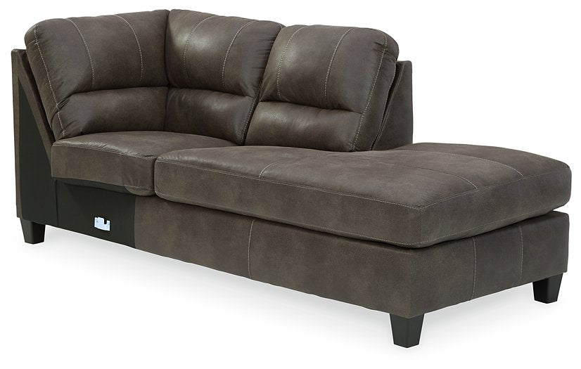 Navi 2-Piece Sleeper Sectional with Chaise - World Furniture Gallery (Newark, CA)