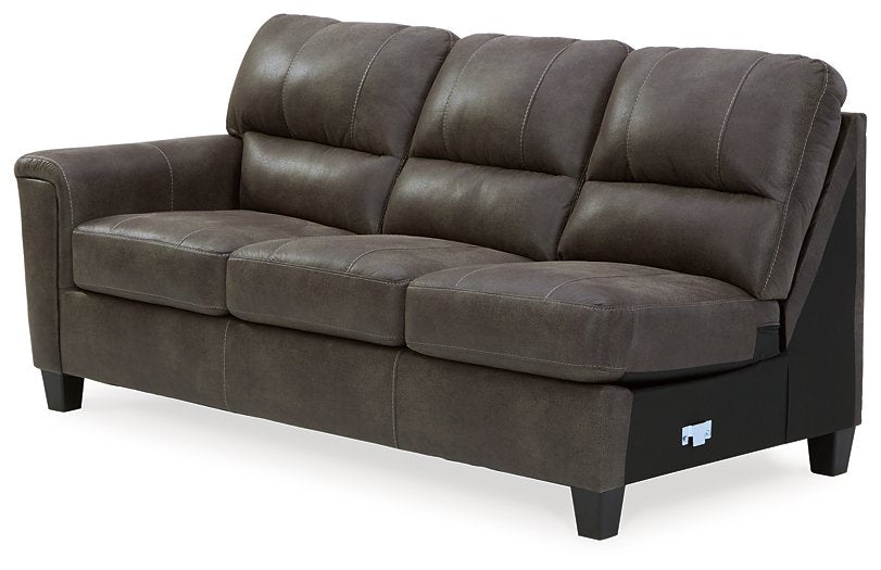 Navi 2-Piece Sectional with Chaise - World Furniture Gallery (Newark, CA)