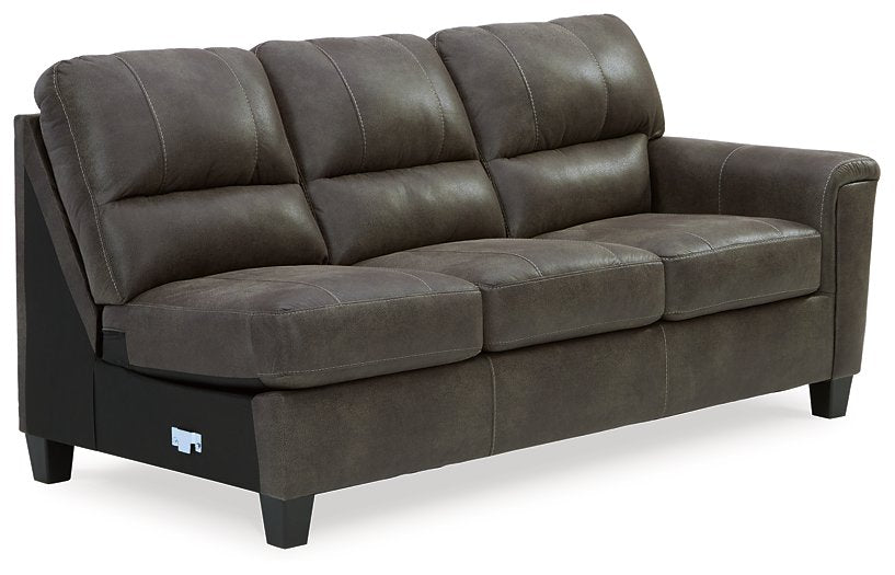 Navi 2-Piece Sectional with Chaise - World Furniture Gallery (Newark, CA)