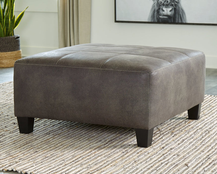 Navi Oversized Accent Ottoman - World Furniture Gallery (Newark, CA)