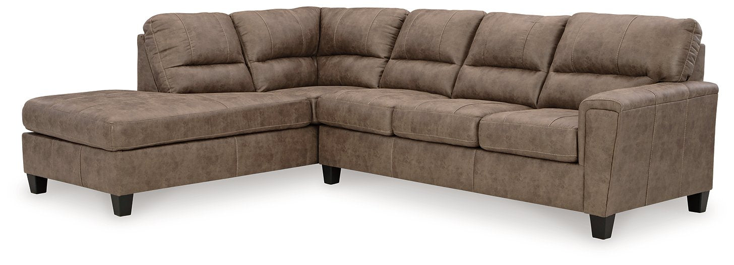 Navi 2-Piece Sectional Sofa Chaise - World Furniture Gallery (Newark, CA)