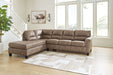 Navi 2-Piece Sectional Sofa Sleeper Chaise - World Furniture Gallery (Newark, CA)