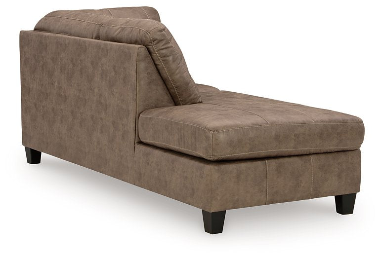 Navi 2-Piece Sectional Sofa Chaise - World Furniture Gallery (Newark, CA)