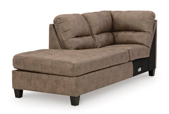 Navi 2-Piece Sectional Sofa Sleeper Chaise - World Furniture Gallery (Newark, CA)