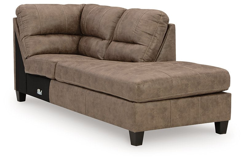 Navi 2-Piece Sectional Sofa Chaise - World Furniture Gallery (Newark, CA)