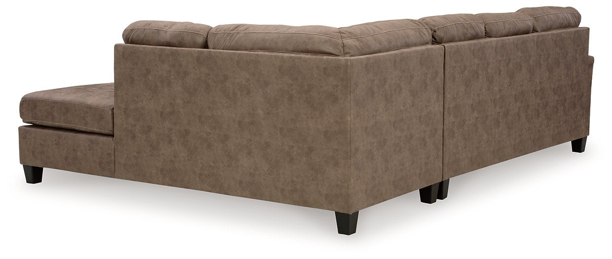 Navi 2-Piece Sectional Sofa Chaise - World Furniture Gallery (Newark, CA)