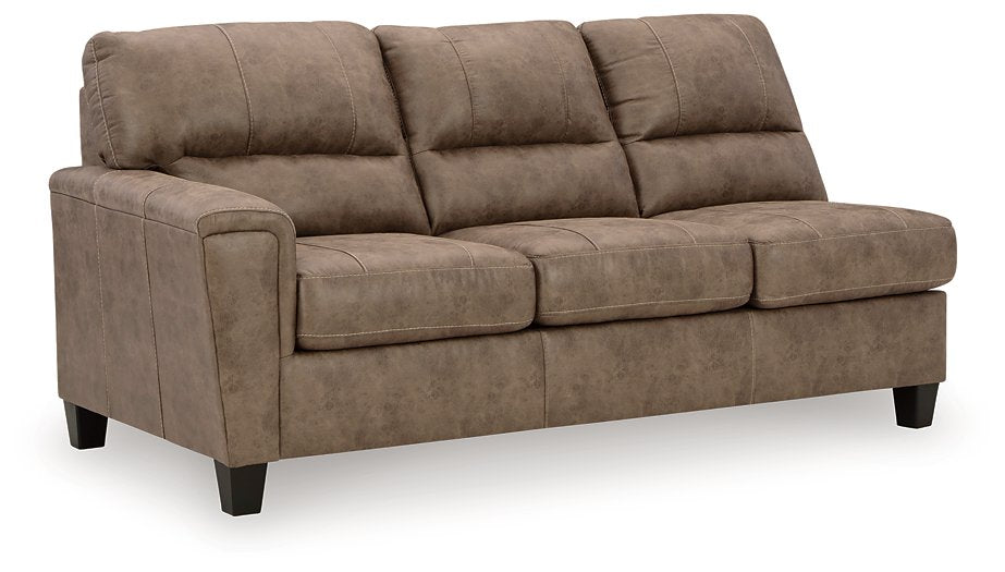 Navi 2-Piece Sectional Sofa Sleeper Chaise - World Furniture Gallery (Newark, CA)