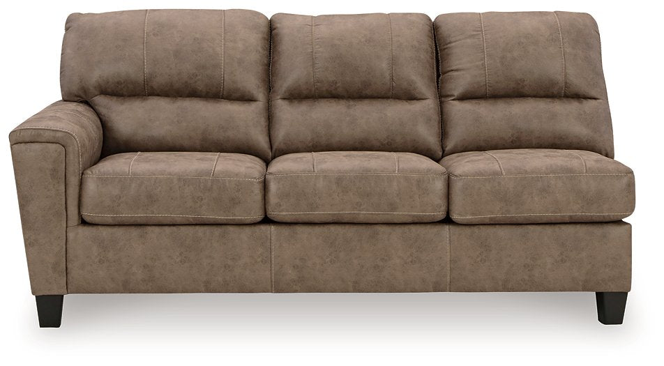 Navi 2-Piece Sectional Sofa Sleeper Chaise - World Furniture Gallery (Newark, CA)