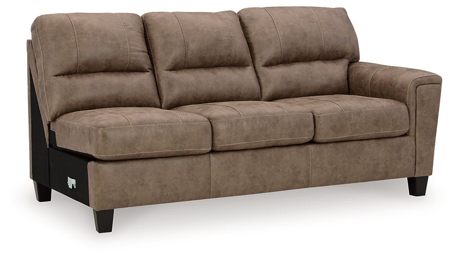 Navi 2-Piece Sectional Sofa Chaise - World Furniture Gallery (Newark, CA)