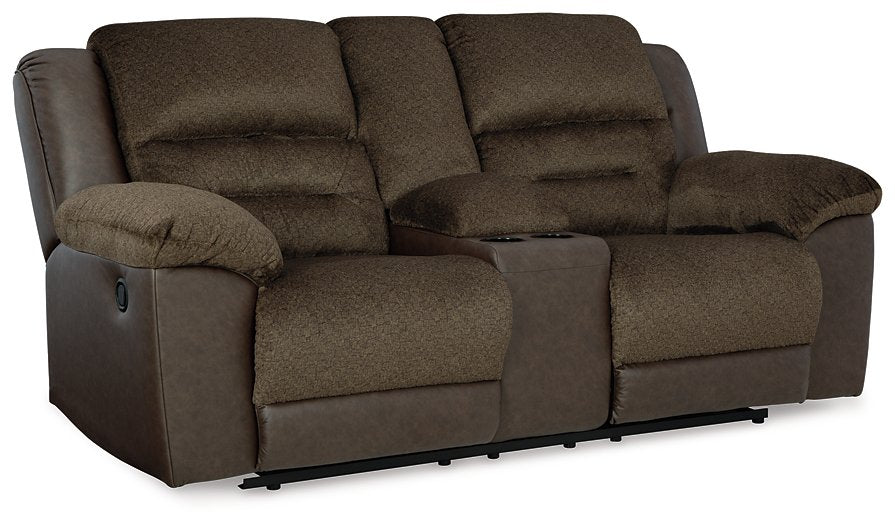 Dorman Reclining Loveseat with Console - World Furniture Gallery (Newark, CA)