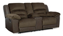 Dorman Reclining Loveseat with Console - World Furniture Gallery (Newark, CA)