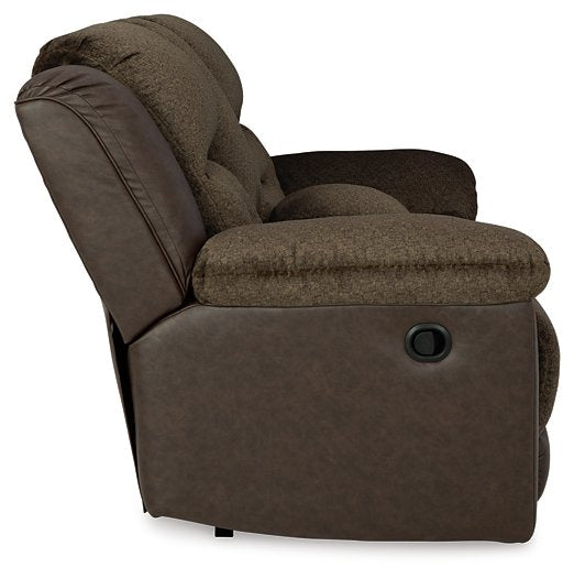 Dorman Reclining Loveseat with Console - World Furniture Gallery (Newark, CA)