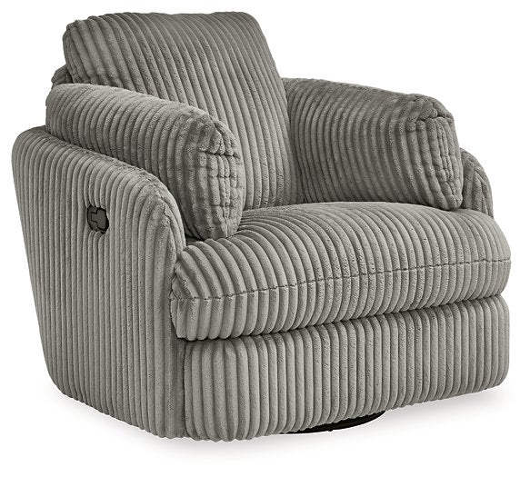 Tie-Breaker Swivel Glider Recliner - World Furniture Gallery (Newark, CA)