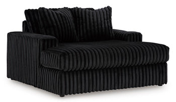 Midnight-Madness Oversized Chaise - World Furniture Gallery (Newark, CA)