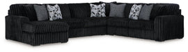 Midnight-Madness Sectional with Chaise - World Furniture Gallery (Newark, CA)