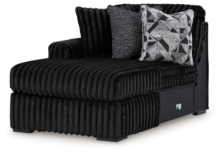 Midnight-Madness Sectional Sofa with Chaise - World Furniture Gallery (Newark, CA)