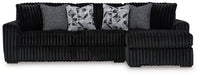 Midnight-Madness Sectional Sofa with Chaise - World Furniture Gallery (Newark, CA)