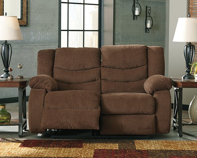 Tulen Reclining Loveseat - World Furniture Gallery (Newark, CA)