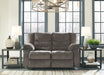 Tulen Reclining Loveseat - World Furniture Gallery (Newark, CA)