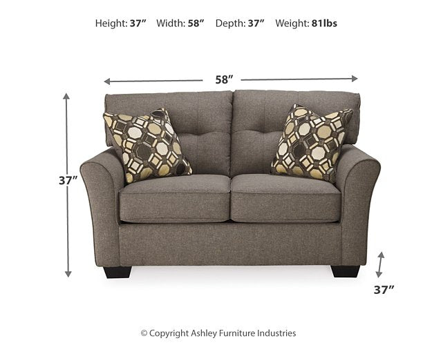 Tibbee Loveseat - World Furniture Gallery (Newark, CA)