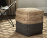 Sweed Valley Pouf - World Furniture Gallery (Newark, CA)