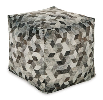 Albermarle Pouf - World Furniture Gallery (Newark, CA)