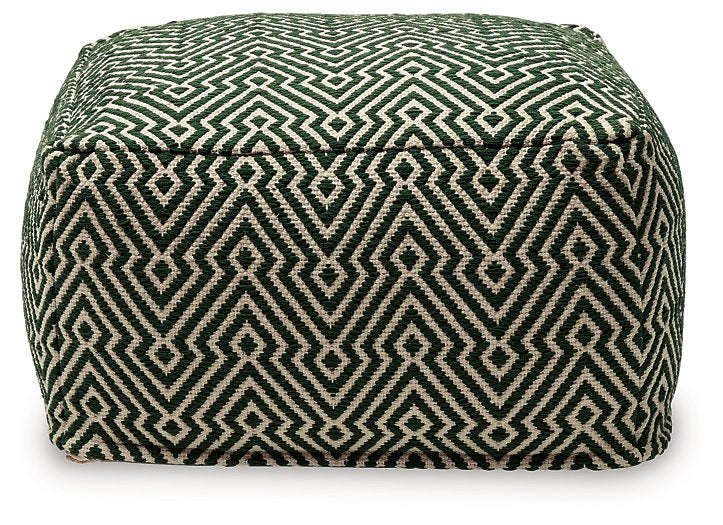 Abacy Pouf - World Furniture Gallery (Newark, CA)