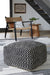 Jasett Pouf - World Furniture Gallery (Newark, CA)