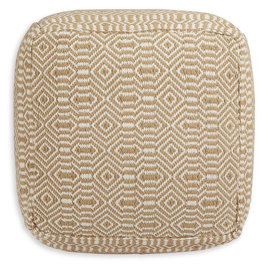 Adamont Pouf - World Furniture Gallery (Newark, CA)