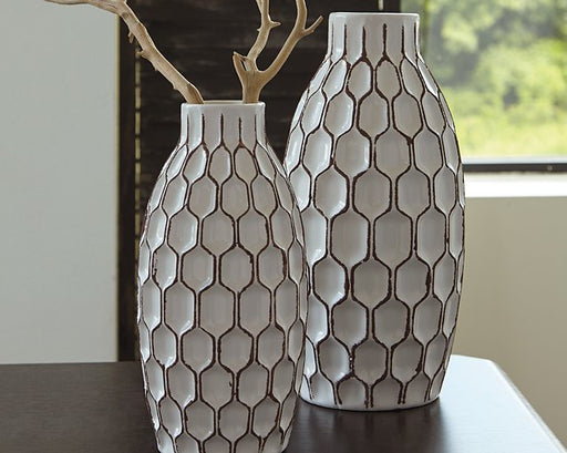 Dionna Vase (Set of 2) - World Furniture Gallery (Newark, CA)