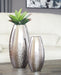 Dinesh Vase (Set of 2) - World Furniture Gallery (Newark, CA)