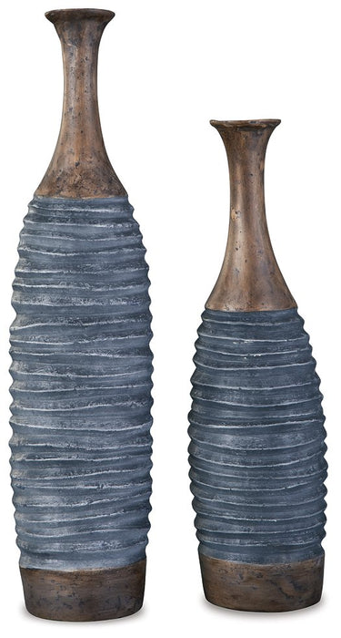 Blayze Vase (Set of 2) - World Furniture Gallery (Newark, CA)