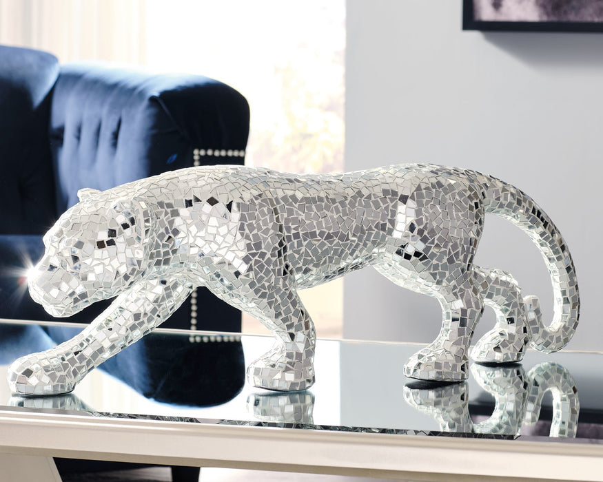 Drice Panther Sculpture - World Furniture Gallery (Newark, CA)