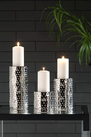 Marisa Candle Holder (Set of 3) - World Furniture Gallery (Newark, CA)