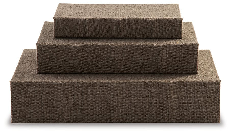 Jolina Box (Set of 3) - World Furniture Gallery (Newark, CA)