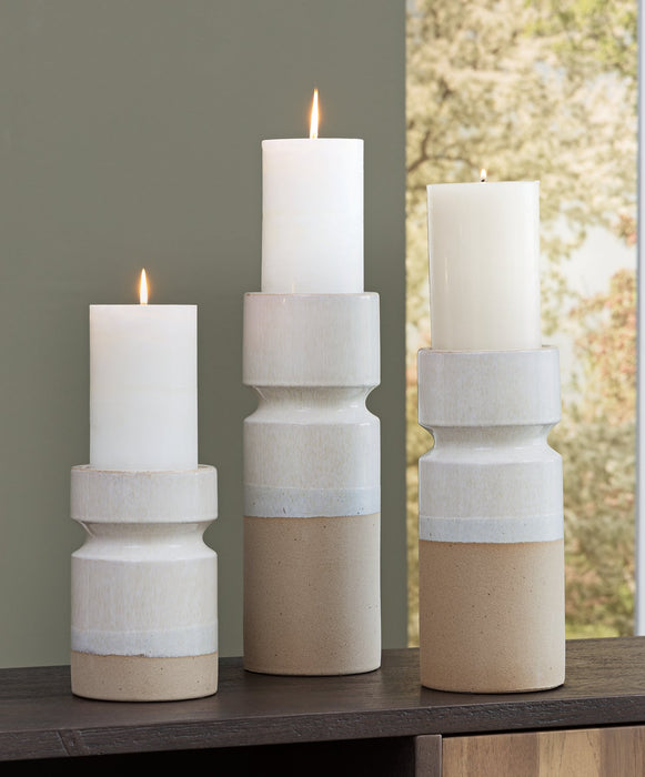 Hurston Candle Holder (Set of 3) - World Furniture Gallery (Newark, CA)