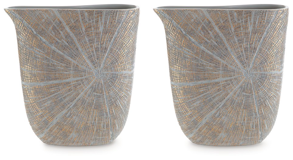 Ardenley Vase (Set of 2) - World Furniture Gallery (Newark, CA)