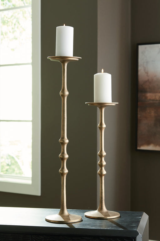 Larwick Candle Holder (Set of 2) - World Furniture Gallery (Newark, CA)