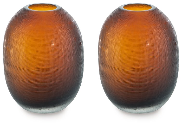 Embersen Vase (Set of 2) - World Furniture Gallery (Newark, CA)