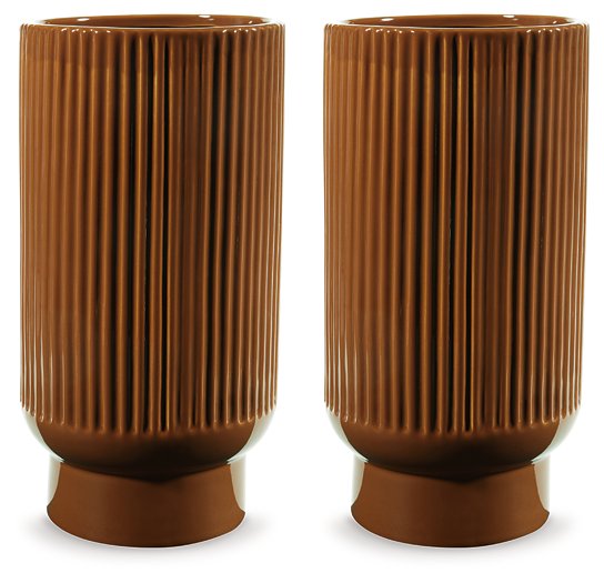 Avalyah Vase (Set of 2) - World Furniture Gallery (Newark, CA)