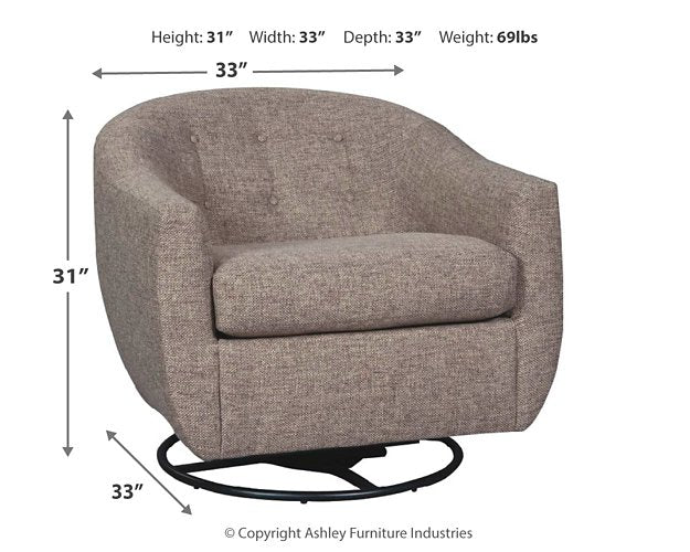 Upshur Accent Chair - World Furniture Gallery (Newark, CA)