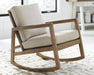 Novelda Rocker Accent Chair - World Furniture Gallery (Newark, CA)