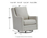 Kambria Swivel Glider Accent Chair - World Furniture Gallery (Newark, CA)